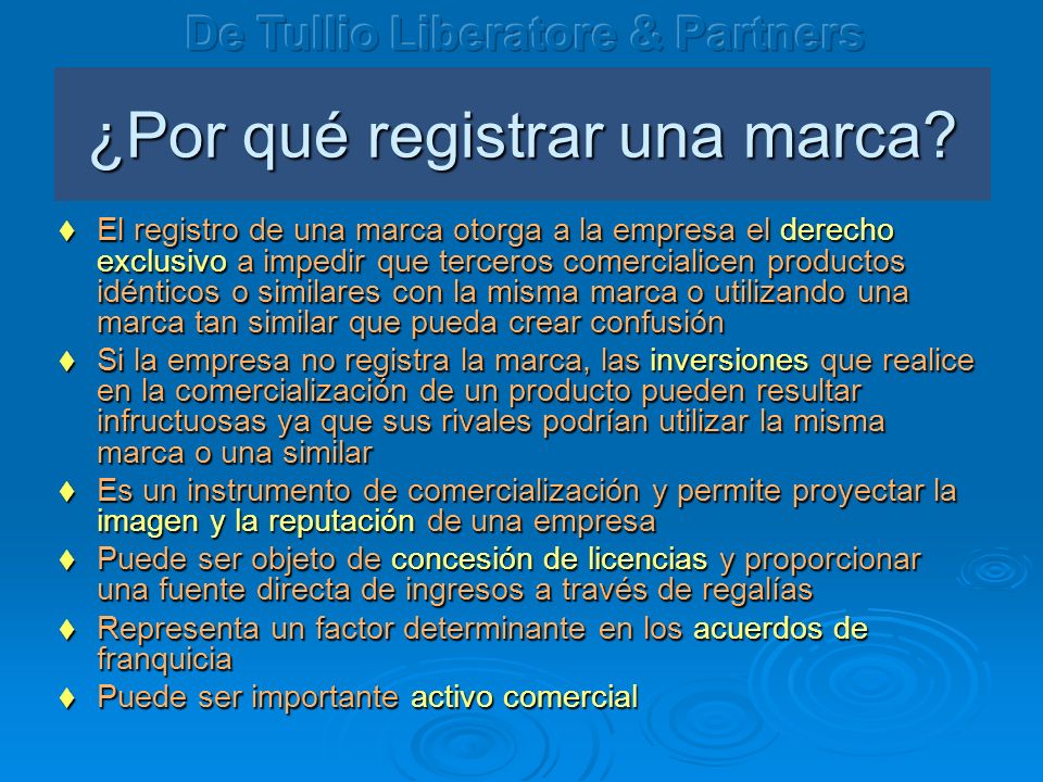¿Por qué registrar una marca