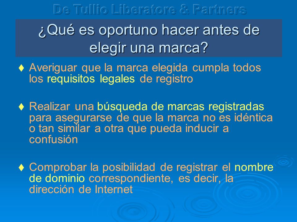 ¿Qué es oportuno hacer antes de elegir una marca