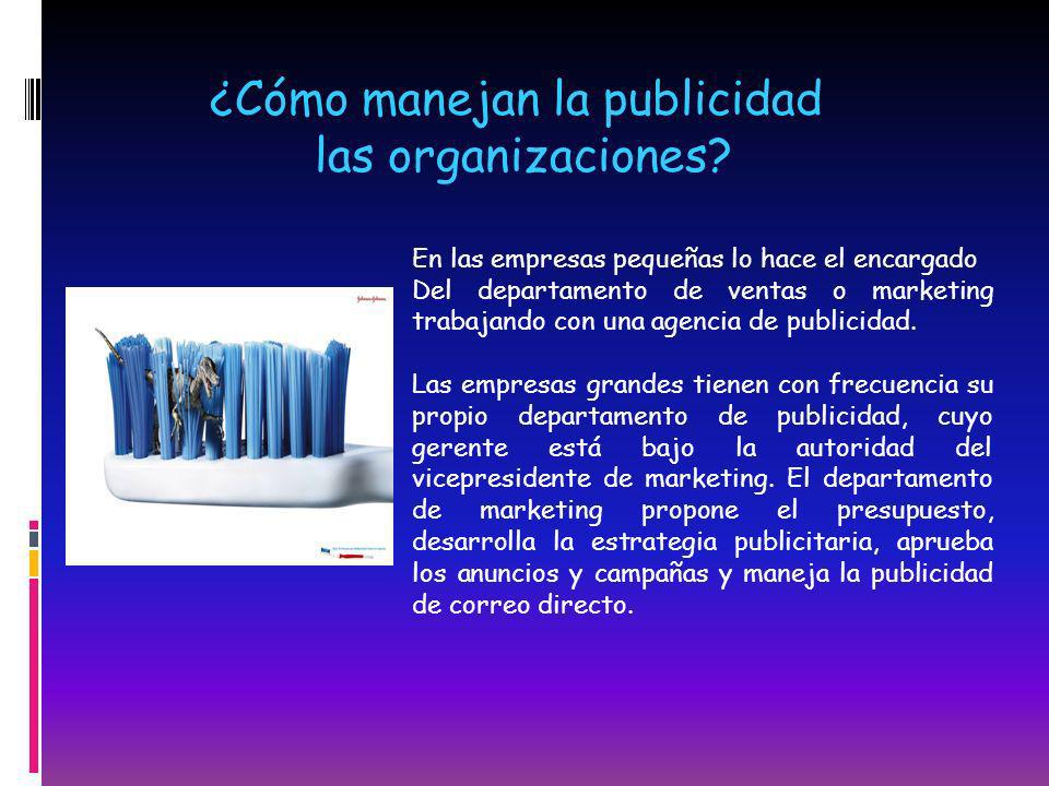 ¿Cómo manejan la publicidad