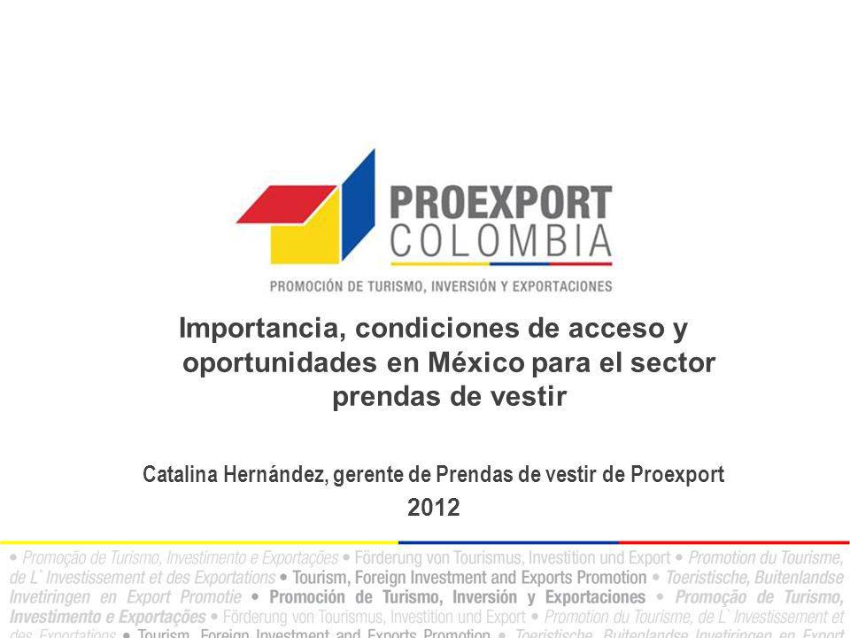 Catalina Hernández, gerente de Prendas de vestir de Proexport