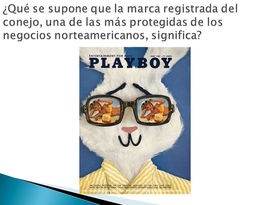 ¿Qué se supone que la marca registrada del conejo, una de las más protegidas de los negocios norteamericanos, significa