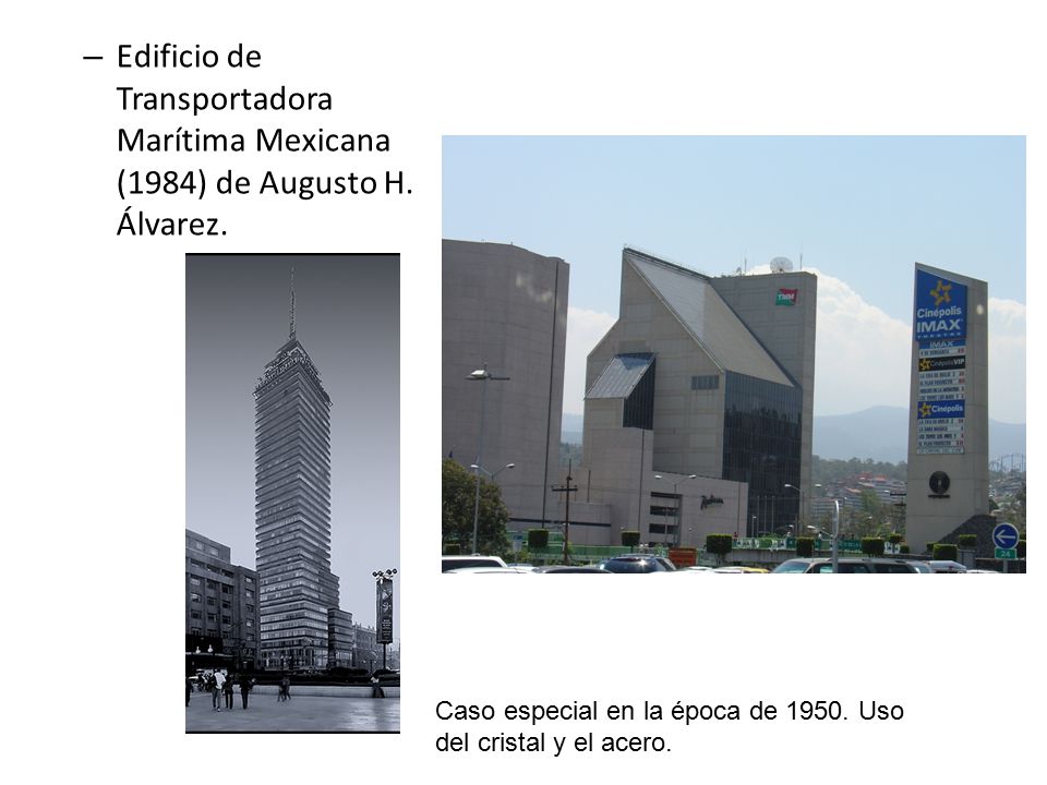 Edificio de Transportadora Marítima Mexicana (1984) de Augusto H