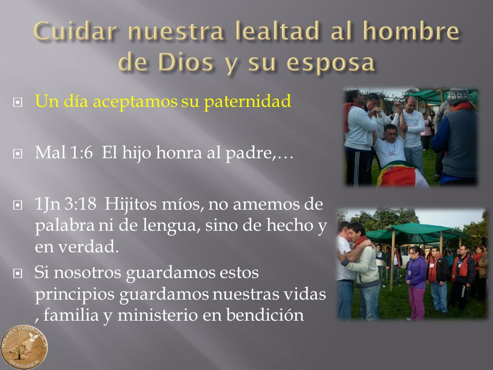 Cuidar nuestra lealtad al hombre de Dios y su esposa