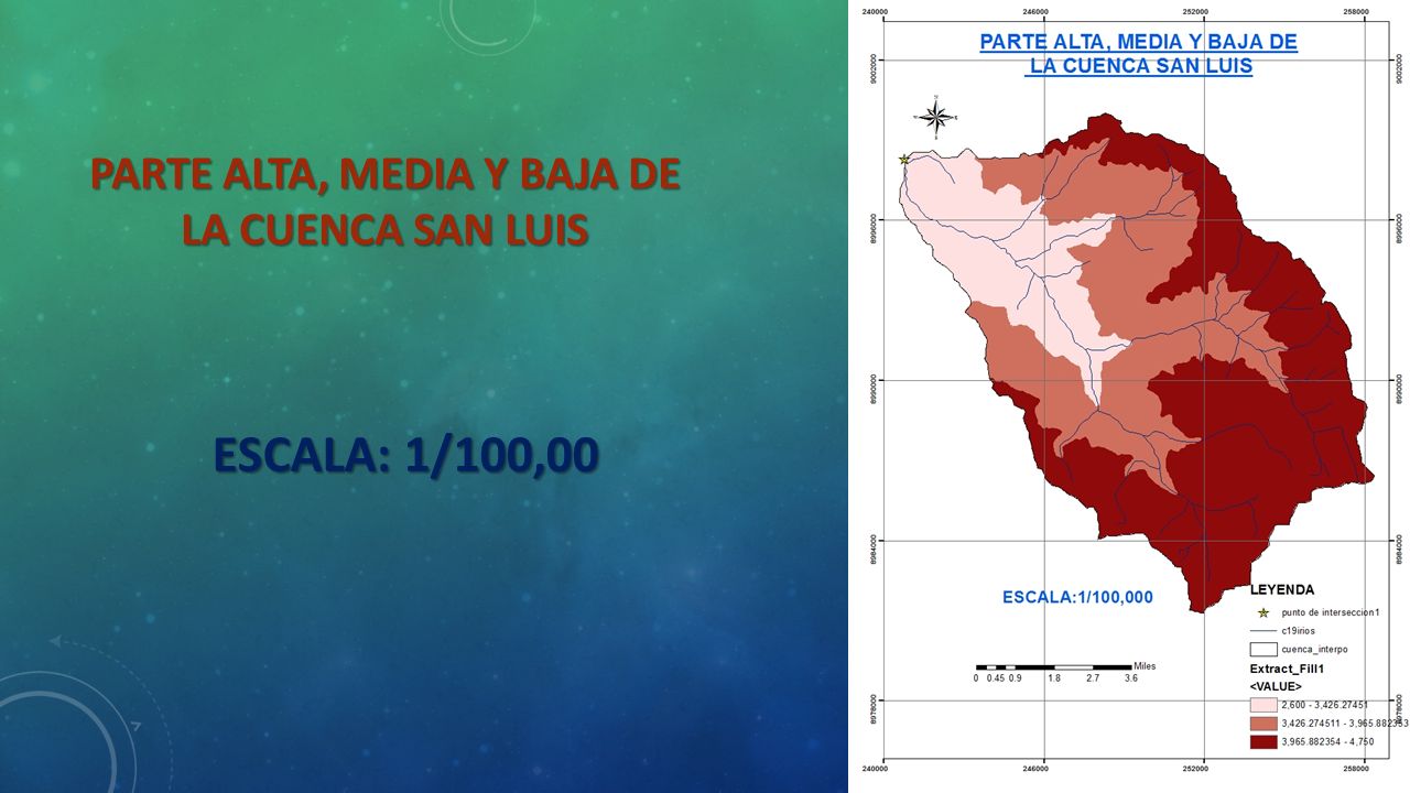 PARTE ALTA, MEDIA Y BAJA DE LA CUENCA SAN LUIS
