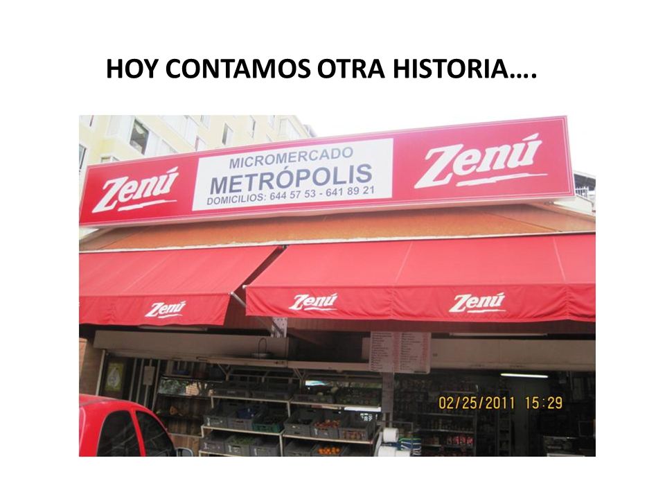 HOY CONTAMOS OTRA HISTORIA….