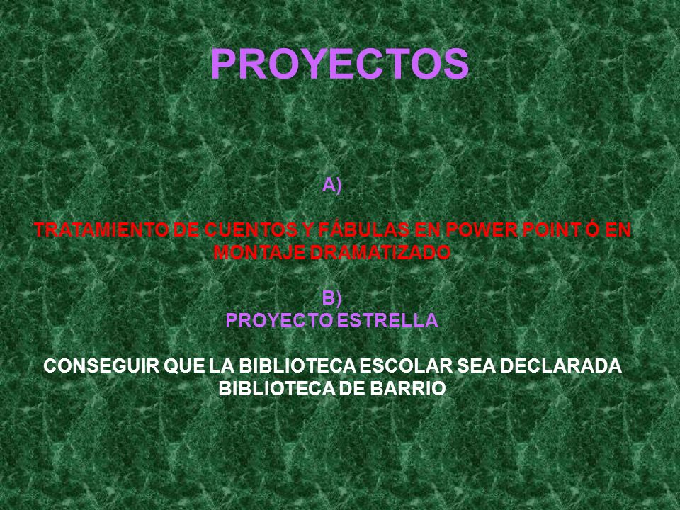 CONSEGUIR QUE LA BIBLIOTECA ESCOLAR SEA DECLARADA BIBLIOTECA DE BARRIO