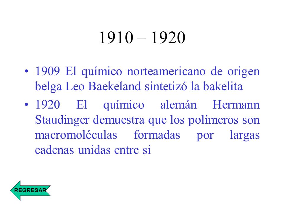 1910 – El químico norteamericano de origen belga Leo Baekeland sintetizó la bakelita.