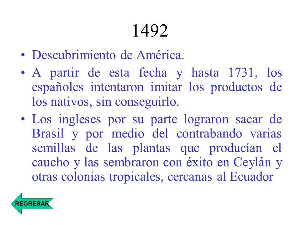 1492 Descubrimiento de América.