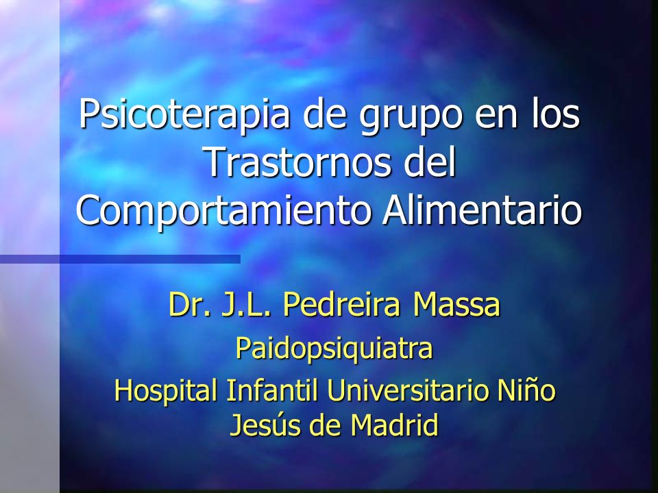 Psicoterapia de grupo en los Trastornos del Comportamiento Alimentario