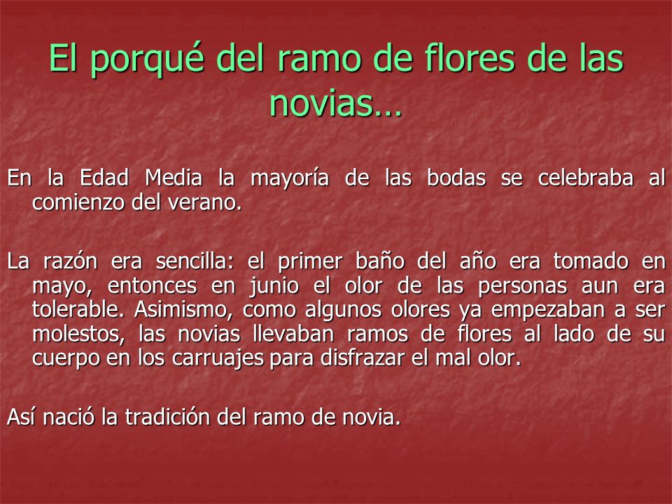 El porqué del ramo de flores de las novias…