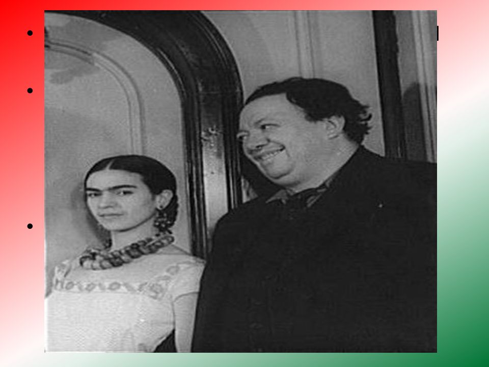 Frida conoció a Diego Rivera se casó con él el 21 de agosto de 1929.