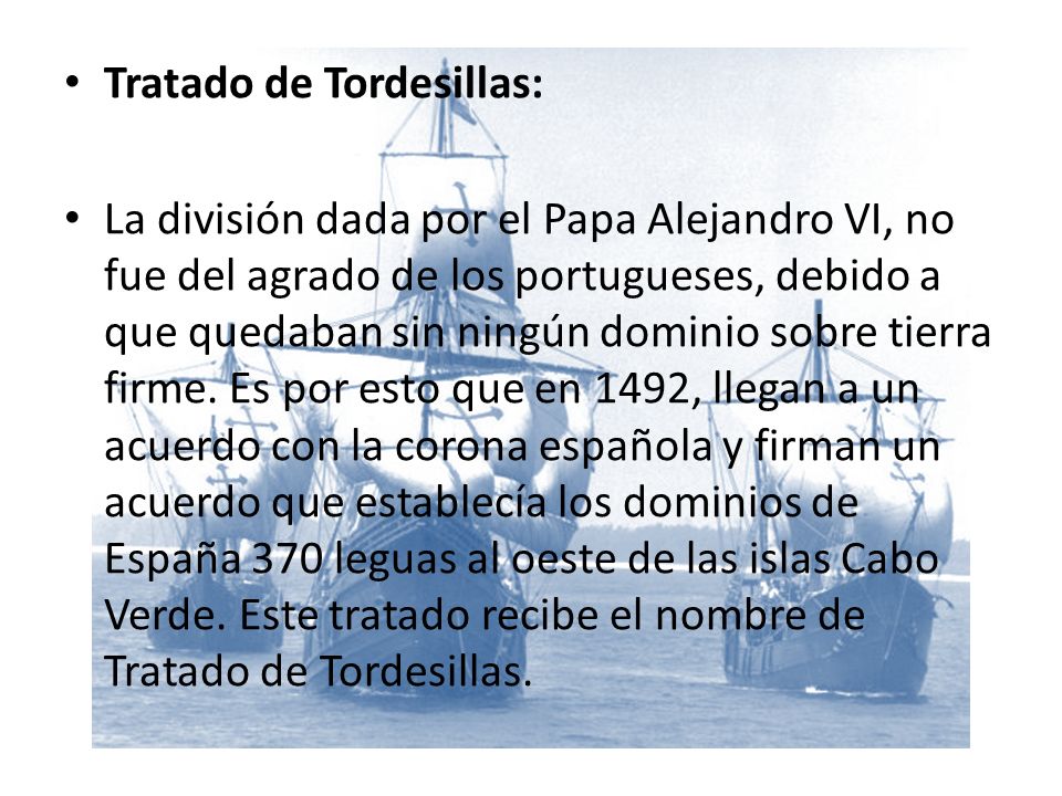 Tratado de Tordesillas: