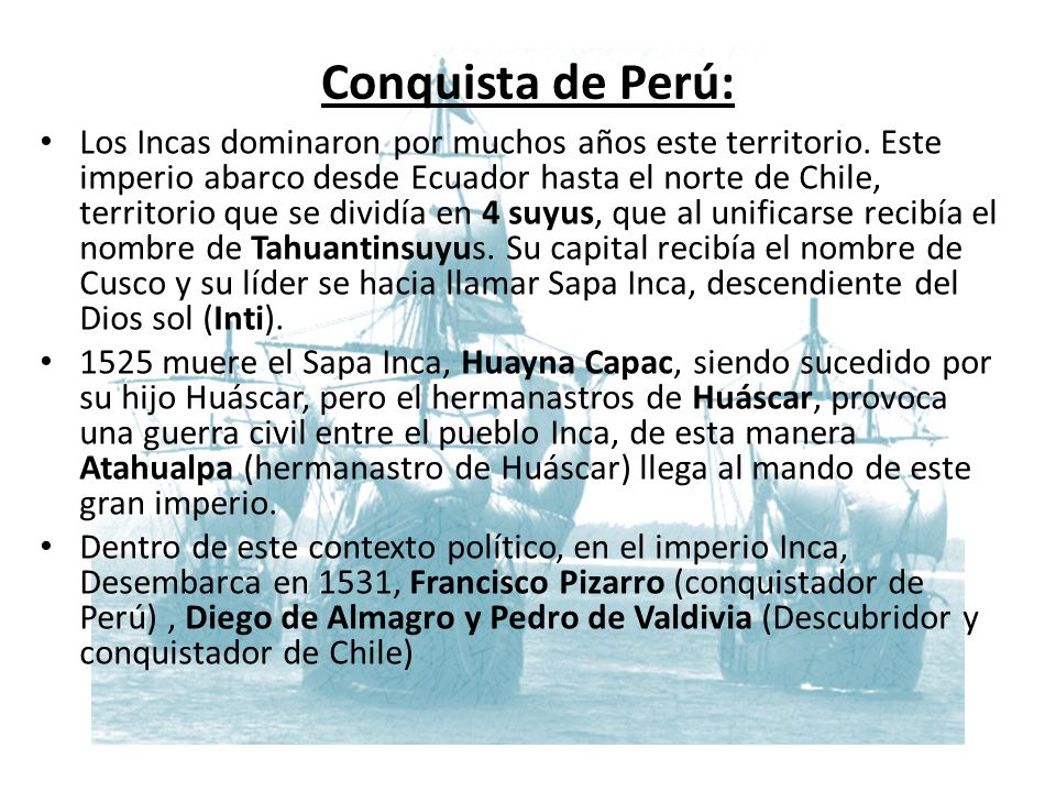 Conquista de Perú: