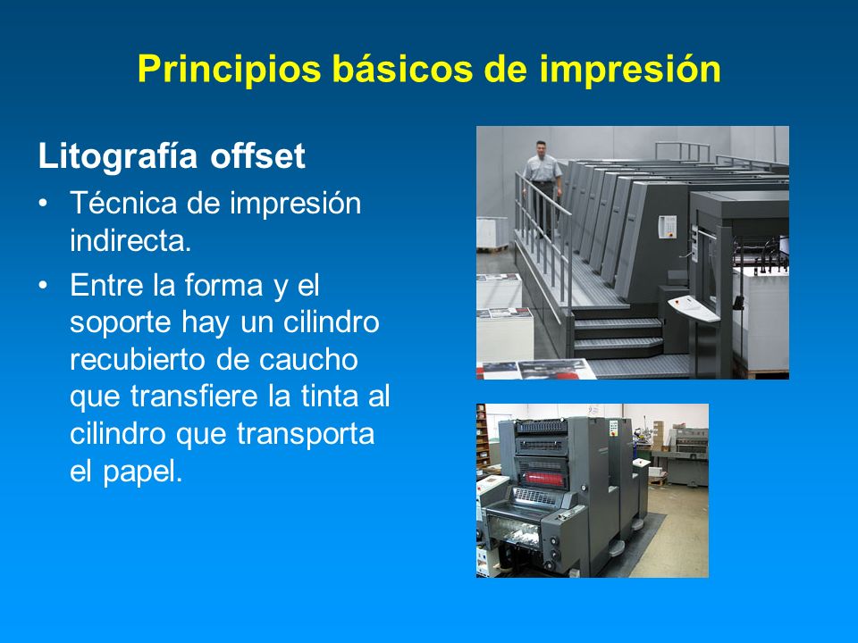 Principios básicos de impresión