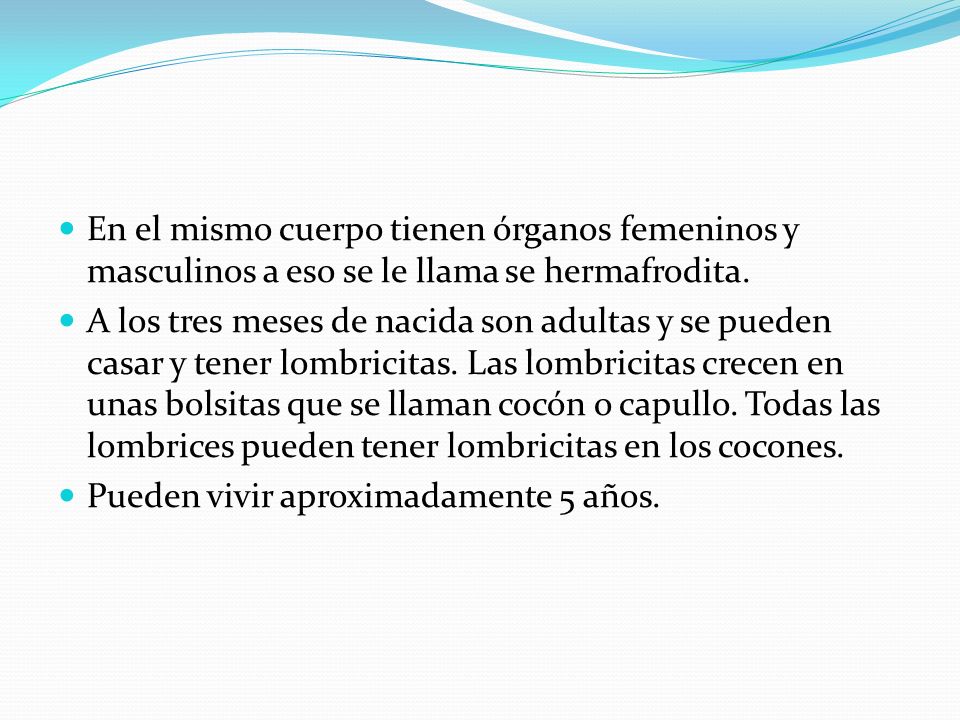 En el mismo cuerpo tienen órganos femeninos y masculinos a eso se le llama se hermafrodita.