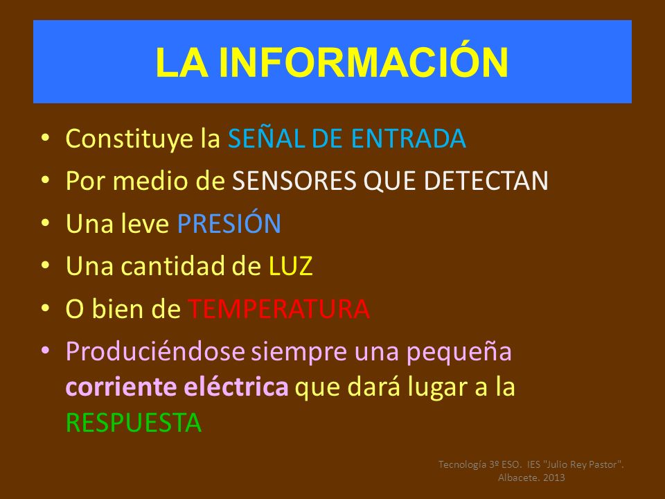 Tecnología 3º ESO. IES Julio Rey Pastor . Albacete. 2013