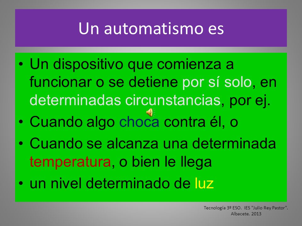 Tecnología 3º ESO. IES Julio Rey Pastor . Albacete. 2013