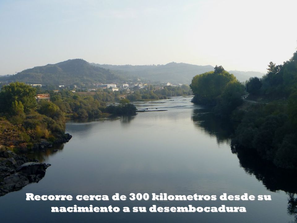 Recorre cerca de 300 kilometros desde su nacimiento a su desembocadura