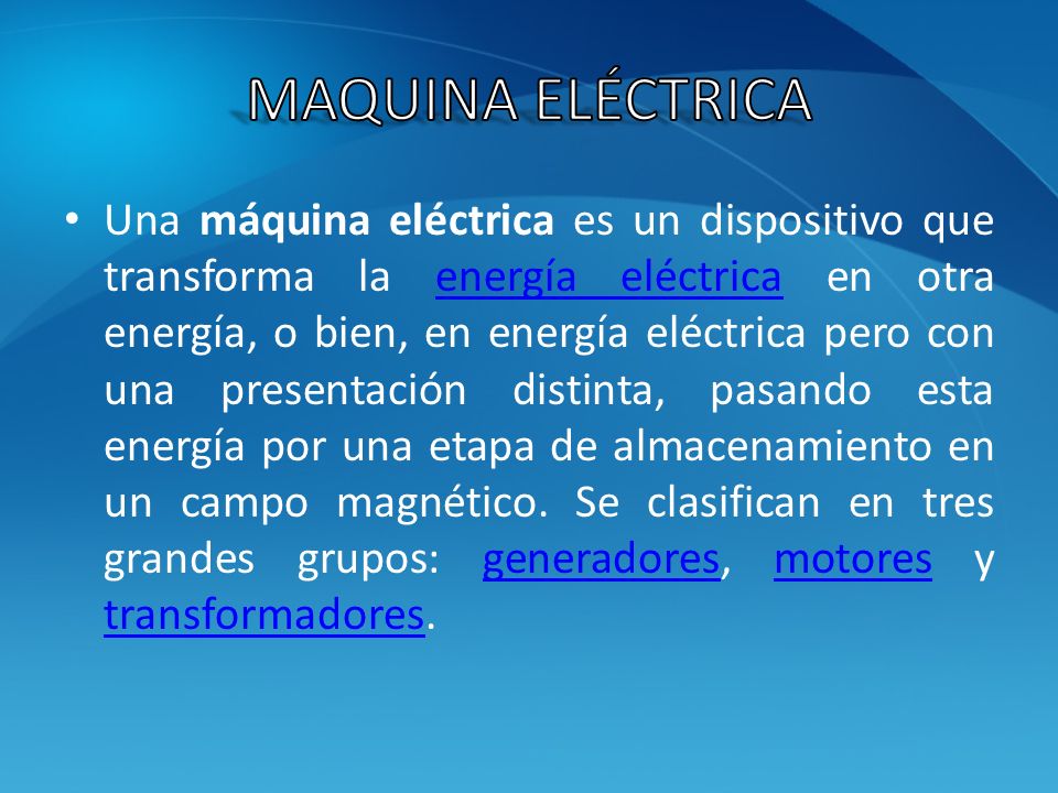 Maquina Eléctrica