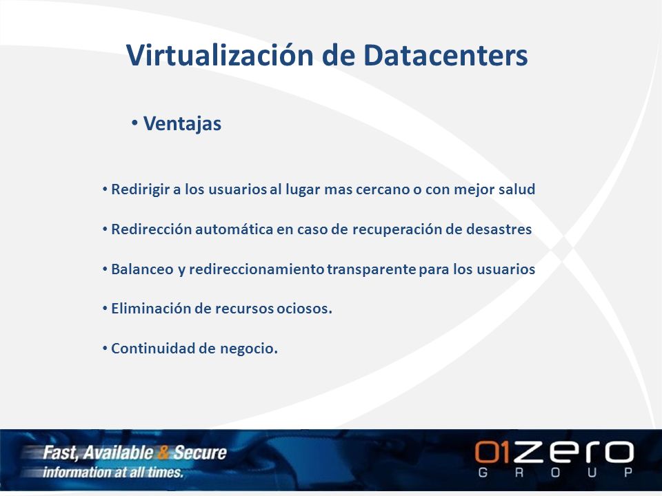Virtualización de Datacenters
