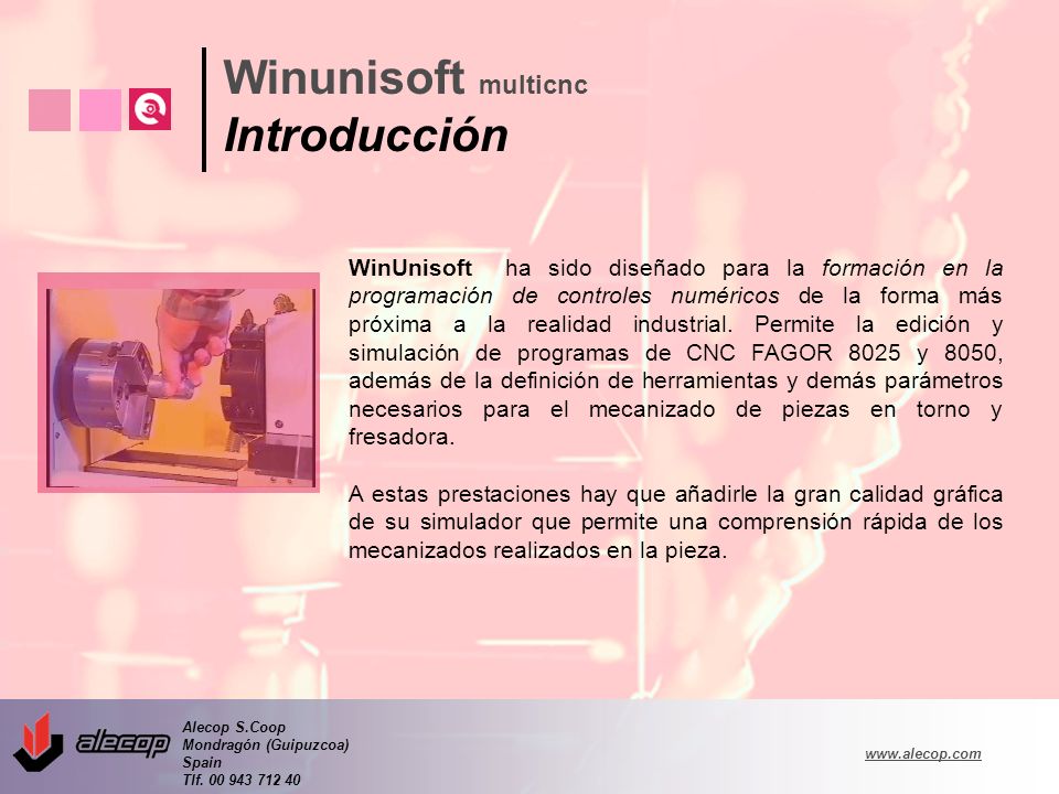 Winunisoft multicnc Introducción