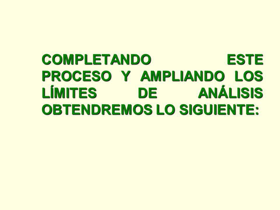 COMPLETANDO ESTE PROCESO Y AMPLIANDO LOS LÍMITES DE ANÁLISIS OBTENDREMOS LO SIGUIENTE: