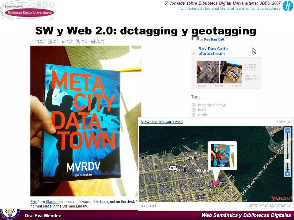 SW y Web 2.0: dctagging y geotagging