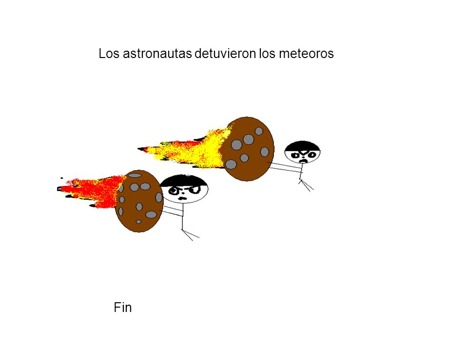 Los astronautas detuvieron los meteoros