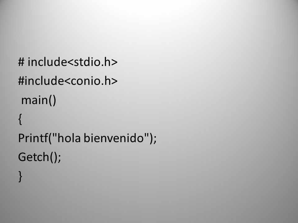 # include<stdio. h> #include<conio