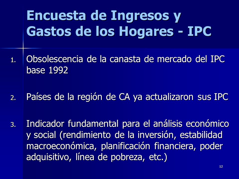 Encuesta de Ingresos y Gastos de los Hogares - IPC