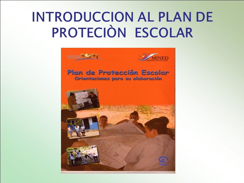 INTRODUCCION AL PLAN DE PROTECIÒN ESCOLAR