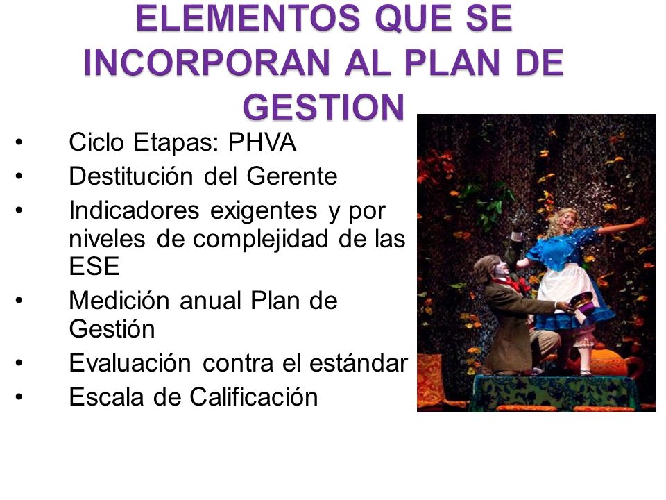 ELEMENTOS QUE SE INCORPORAN AL PLAN DE GESTION