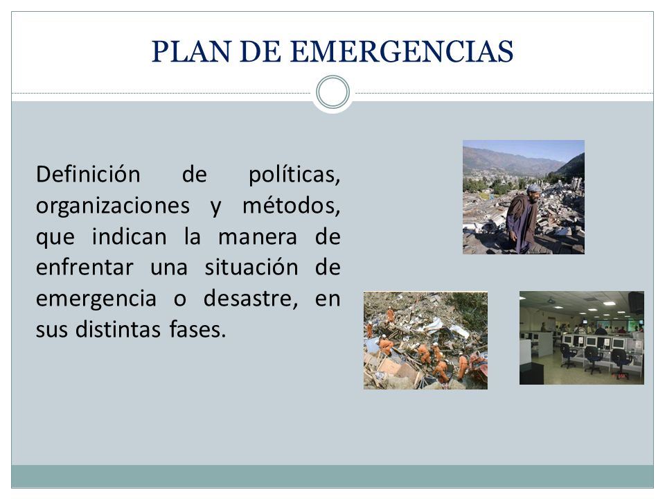 PLAN DE EMERGENCIAS