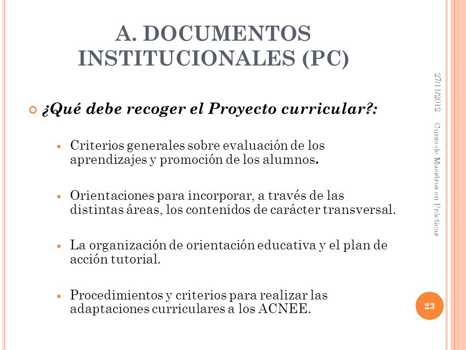 A. DOCUMENTOS INSTITUCIONALES (PC)