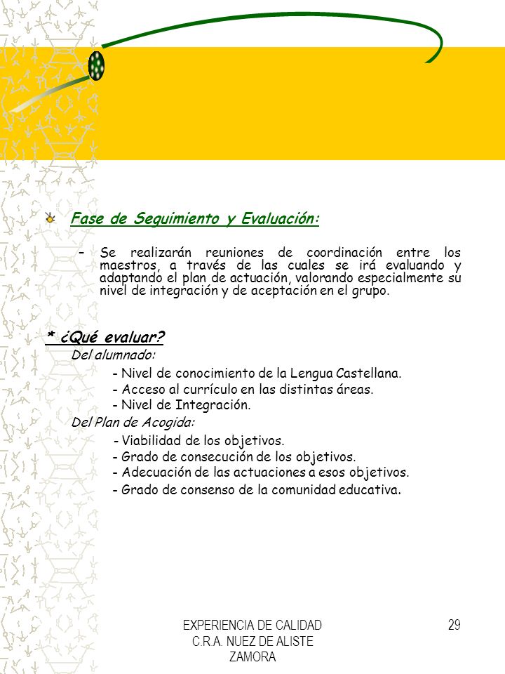 PLAN DE ACOGIDA C.R.A. NUEZ DE ALISTE ZAMORA
