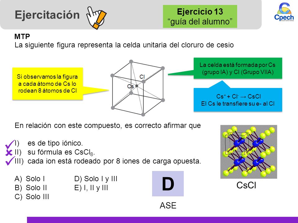 D    Ejercitación Ejercicio 13 guía del alumno ASE MTP