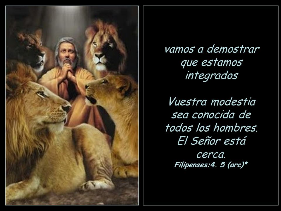 vamos a demostrar que estamos integrados