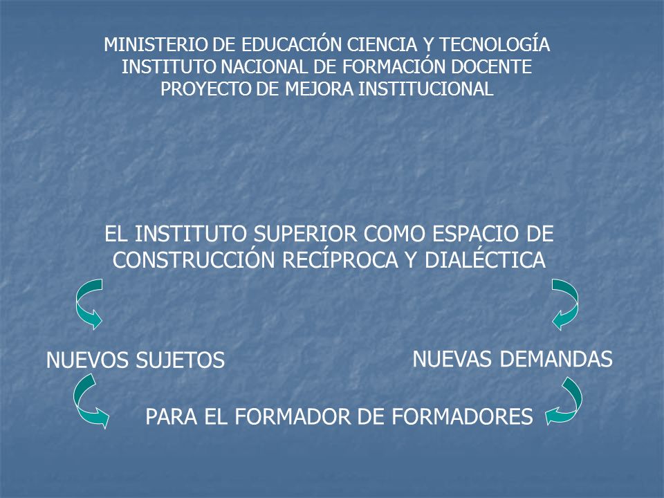 PARA EL FORMADOR DE FORMADORES