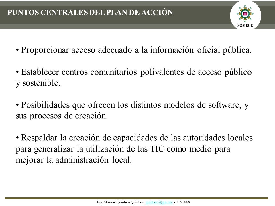 Proporcionar acceso adecuado a la información oficial pública.