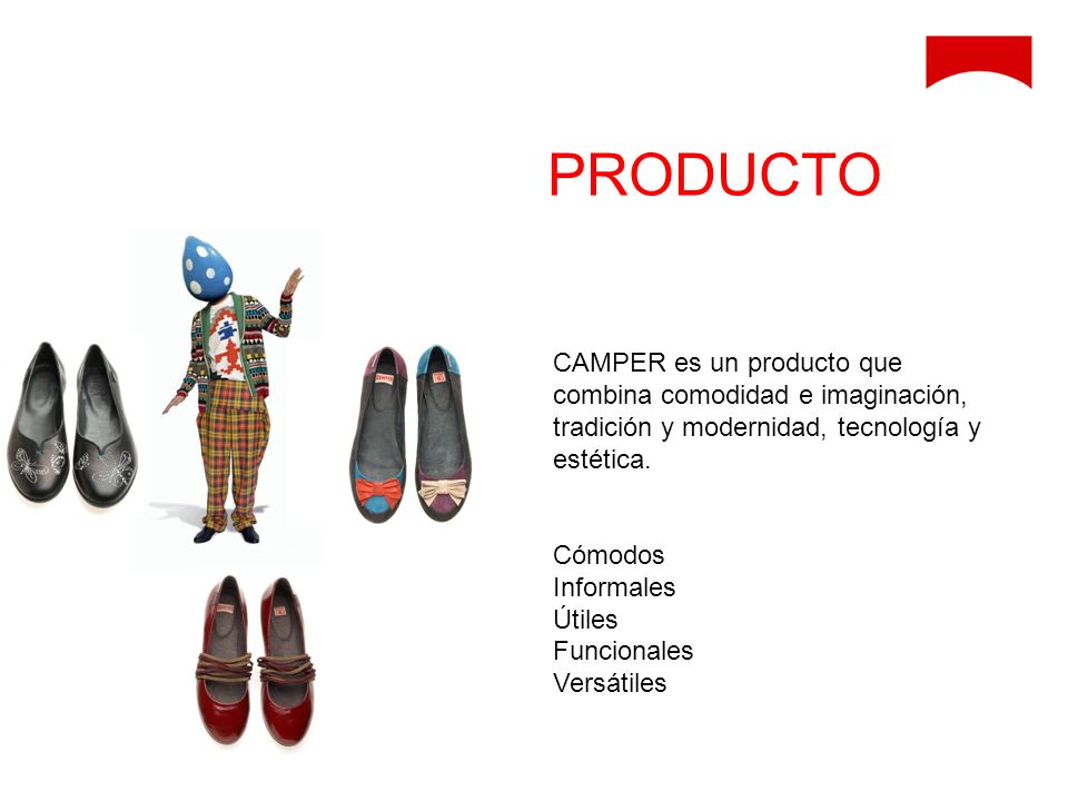 PRODUCTO CAMPER es un producto que combina comodidad e imaginación, tradición y modernidad, tecnología y estética.