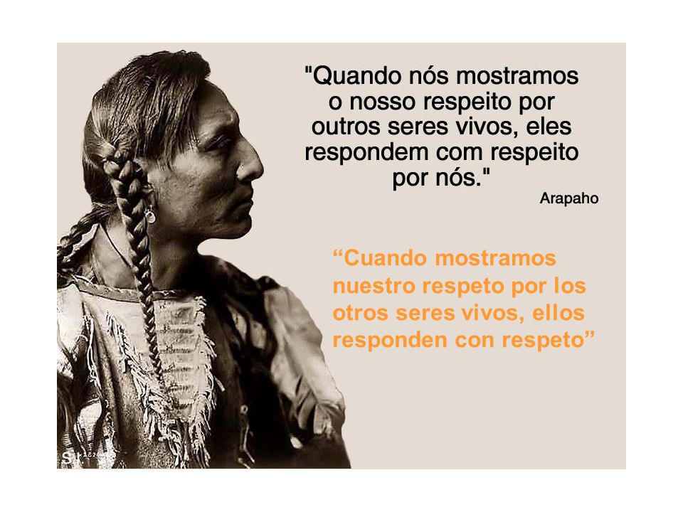 Cuando mostramos nuestro respeto por los otros seres vivos, ellos responden con respeto