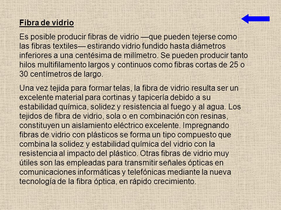 Fibra de vidrio