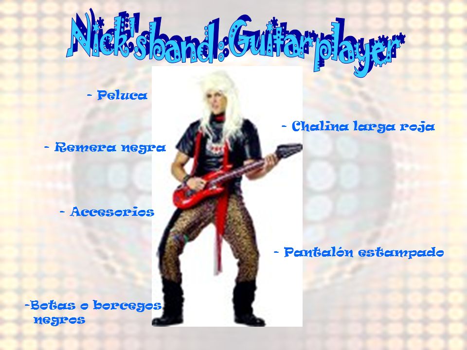 Nick s band : Guitar player