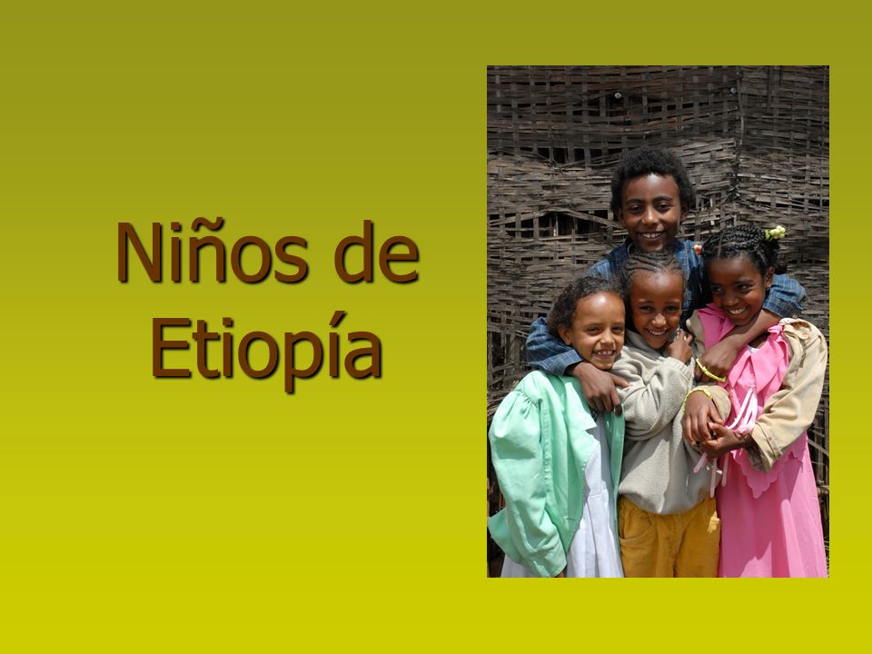Niños de Etiopía