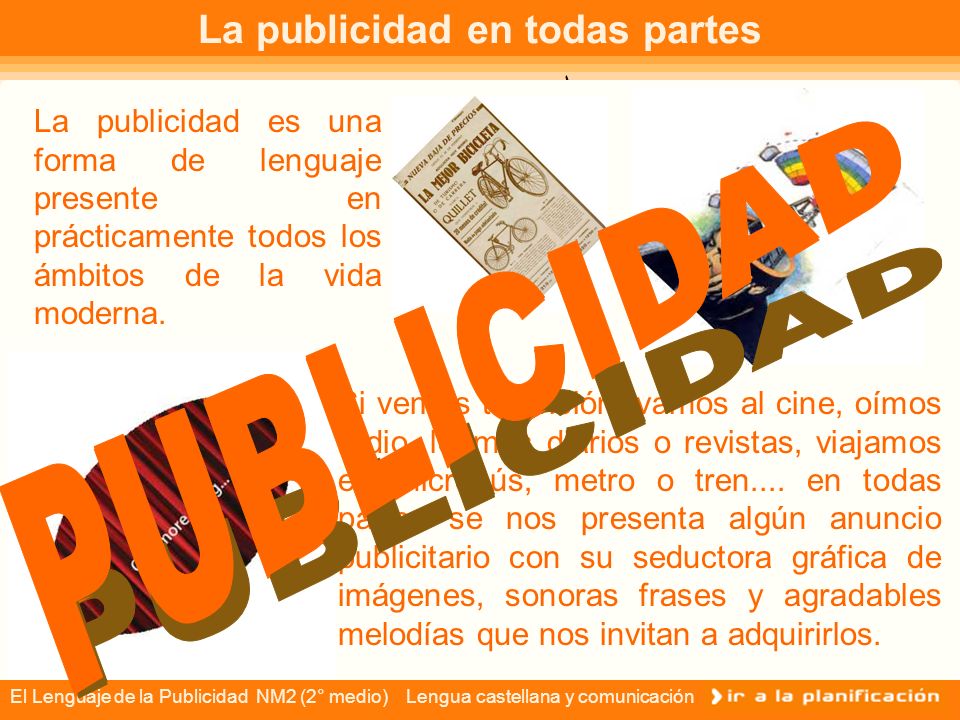 La publicidad en todas partes