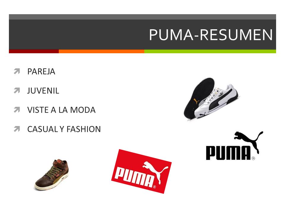 PUMA-RESUMEN PAREJA JUVENIL VISTE A LA MODA CASUAL Y FASHION