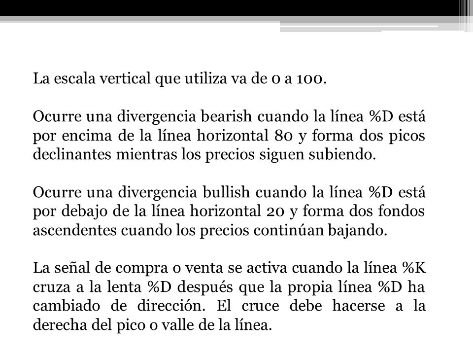 La escala vertical que utiliza va de 0 a 100.