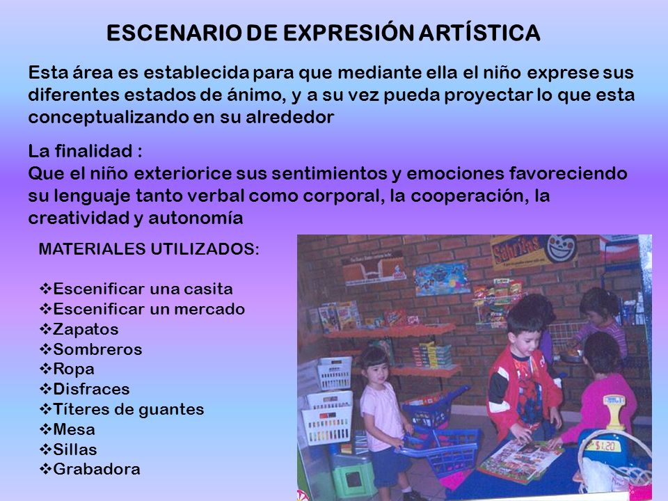 ESCENARIO DE EXPRESIÓN ARTÍSTICA