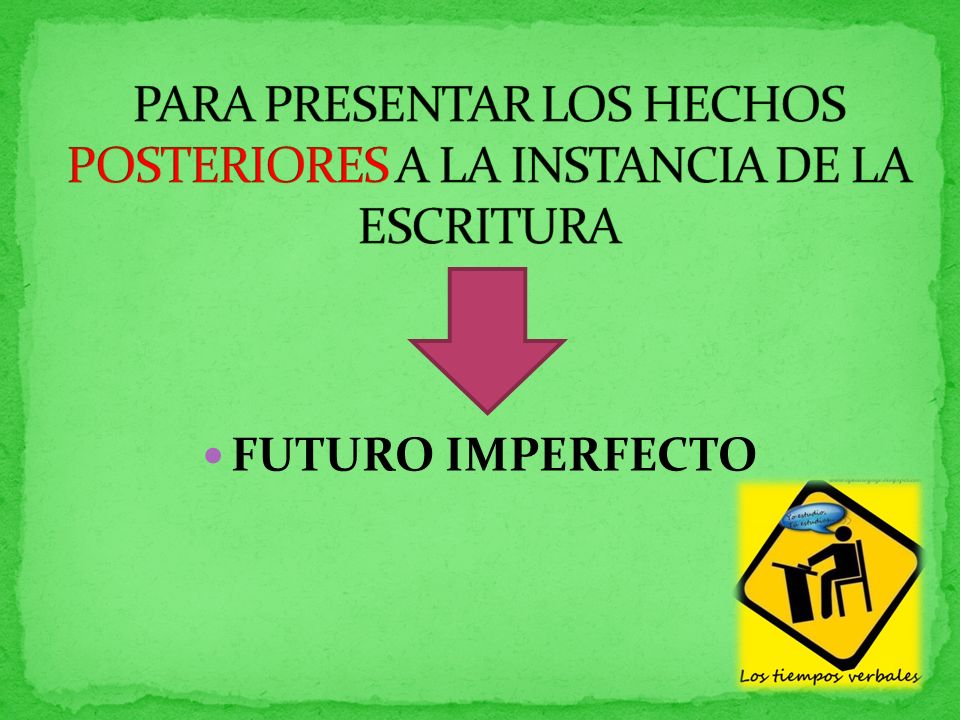 PARA PRESENTAR LOS HECHOS POSTERIORES A LA INSTANCIA DE LA ESCRITURA