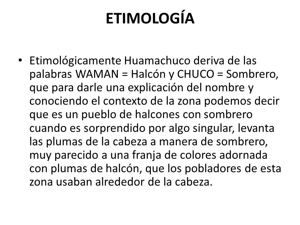 ETIMOLOGÍA
